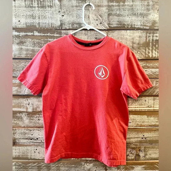 Volcom kids red T-shirt‎ XL - Picture 1 of 2